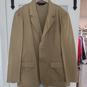 Tan Blazer Men's Cotton Jacket